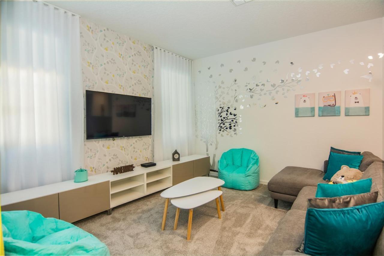 Brand New 9 Bedrooms House With Private Pool, Star Wars Game Room, Theme Rooms And Lake View Sa2145 基西米 外观 照片